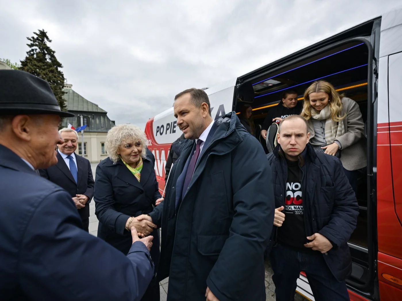 Karol Nawrocki na spotkaniu wyborczym